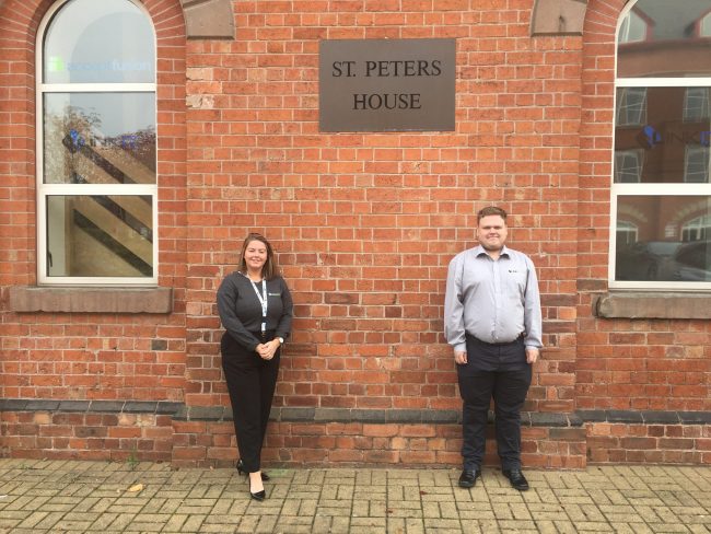 Link ICT Apprentices Danielle Poulter and Harry Barker Link ICT Apprentices Danielle Poulter and Harry Barker