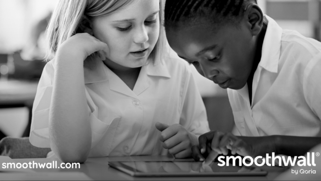 Smoothwall monitoring school child using computer